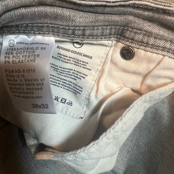 AG 1 Adriano Goldschmidt - Tellis gray jeans - 38x32 - Picture 10 of 12